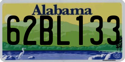 AL license plate 62BL133