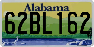 AL license plate 62BL162