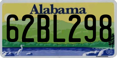 AL license plate 62BL298