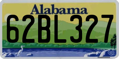 AL license plate 62BL327