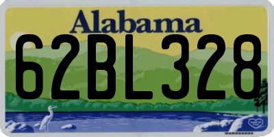 AL license plate 62BL328
