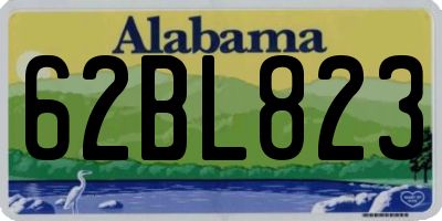 AL license plate 62BL823