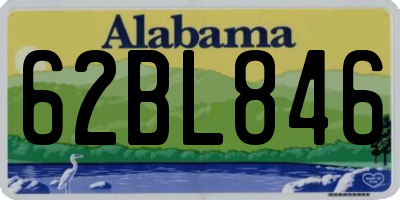 AL license plate 62BL846