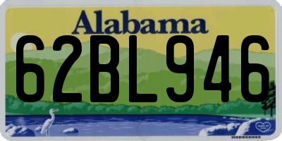 AL license plate 62BL946