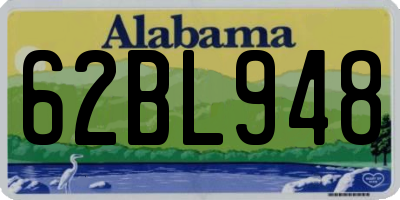 AL license plate 62BL948