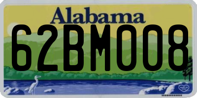 AL license plate 62BM008