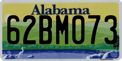 AL license plate 62BM073