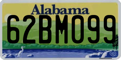 AL license plate 62BM099