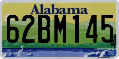 AL license plate 62BM145