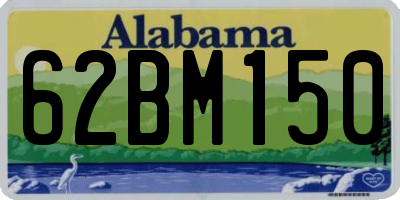 AL license plate 62BM150