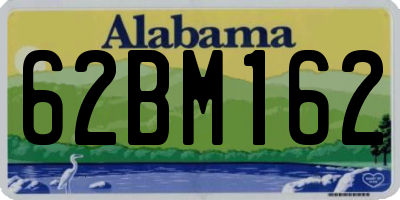 AL license plate 62BM162