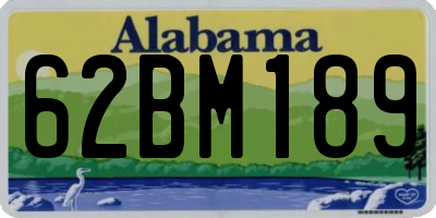 AL license plate 62BM189