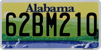 AL license plate 62BM210
