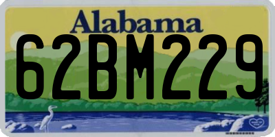 AL license plate 62BM229