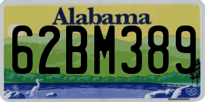 AL license plate 62BM389