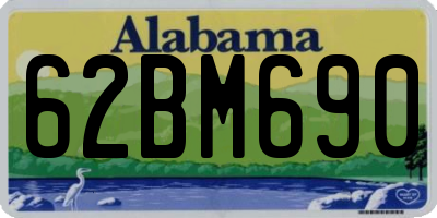 AL license plate 62BM690