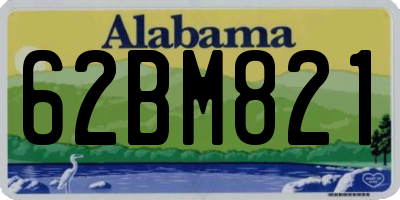 AL license plate 62BM821