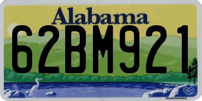 AL license plate 62BM921