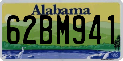 AL license plate 62BM941