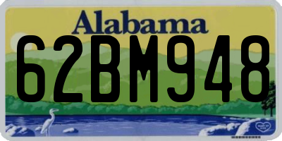 AL license plate 62BM948