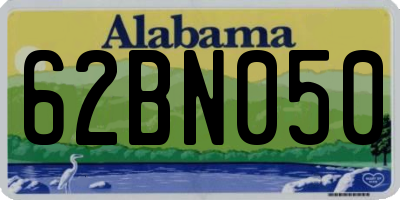 AL license plate 62BN050