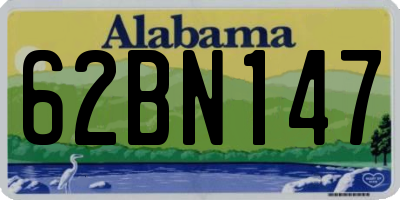 AL license plate 62BN147