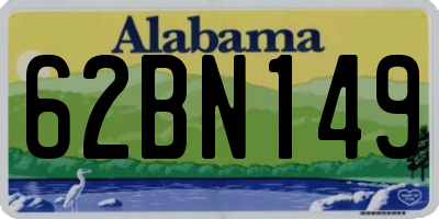 AL license plate 62BN149