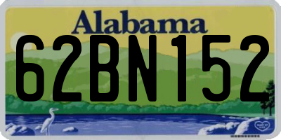 AL license plate 62BN152