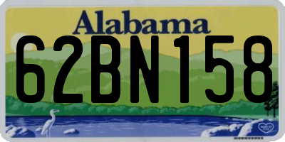 AL license plate 62BN158