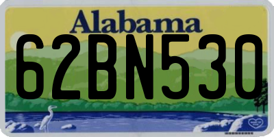 AL license plate 62BN530