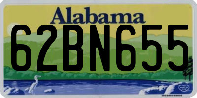 AL license plate 62BN655