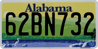 AL license plate 62BN732