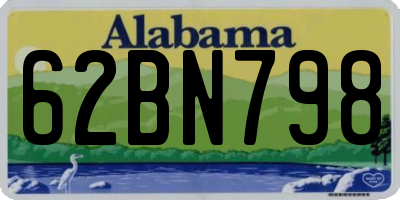 AL license plate 62BN798