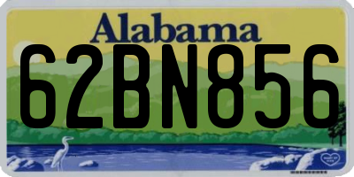 AL license plate 62BN856