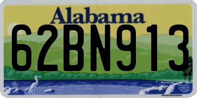 AL license plate 62BN913