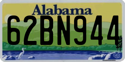 AL license plate 62BN944