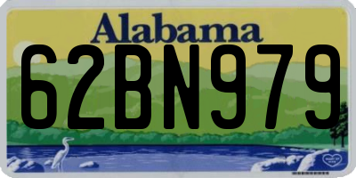 AL license plate 62BN979