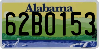 AL license plate 62BO153