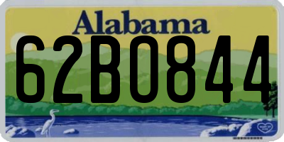 AL license plate 62BO844