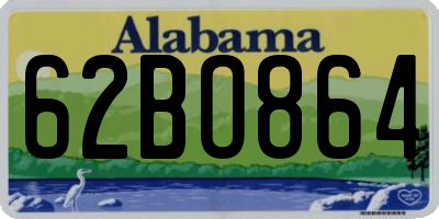 AL license plate 62BO864