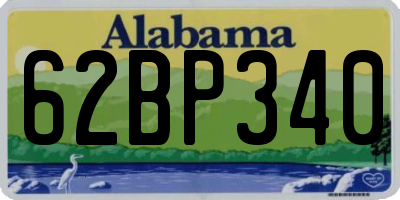 AL license plate 62BP340