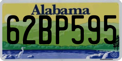 AL license plate 62BP595