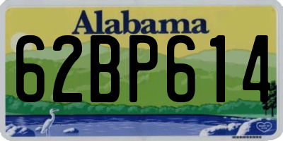 AL license plate 62BP614