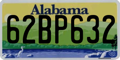 AL license plate 62BP632
