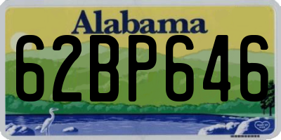 AL license plate 62BP646