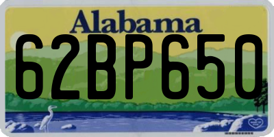 AL license plate 62BP650