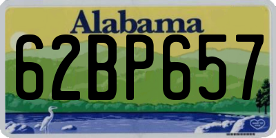 AL license plate 62BP657