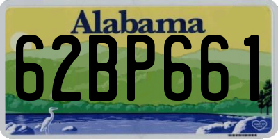 AL license plate 62BP661