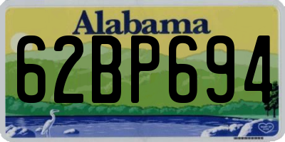 AL license plate 62BP694