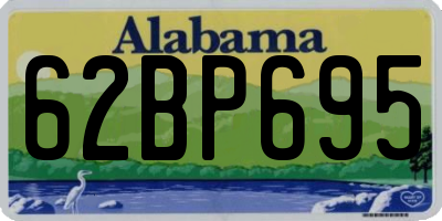 AL license plate 62BP695